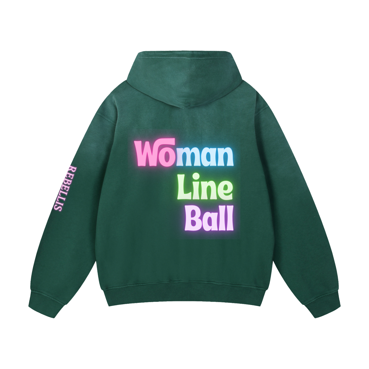 Rebellis x Kora Apparel | Woman - Line - Ball Sunfade Oversized Hoodie