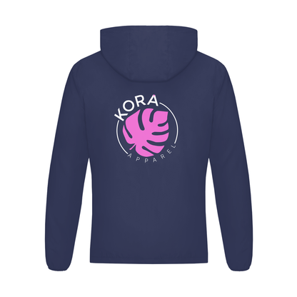Monstera Soft Hooded Windbreaker
