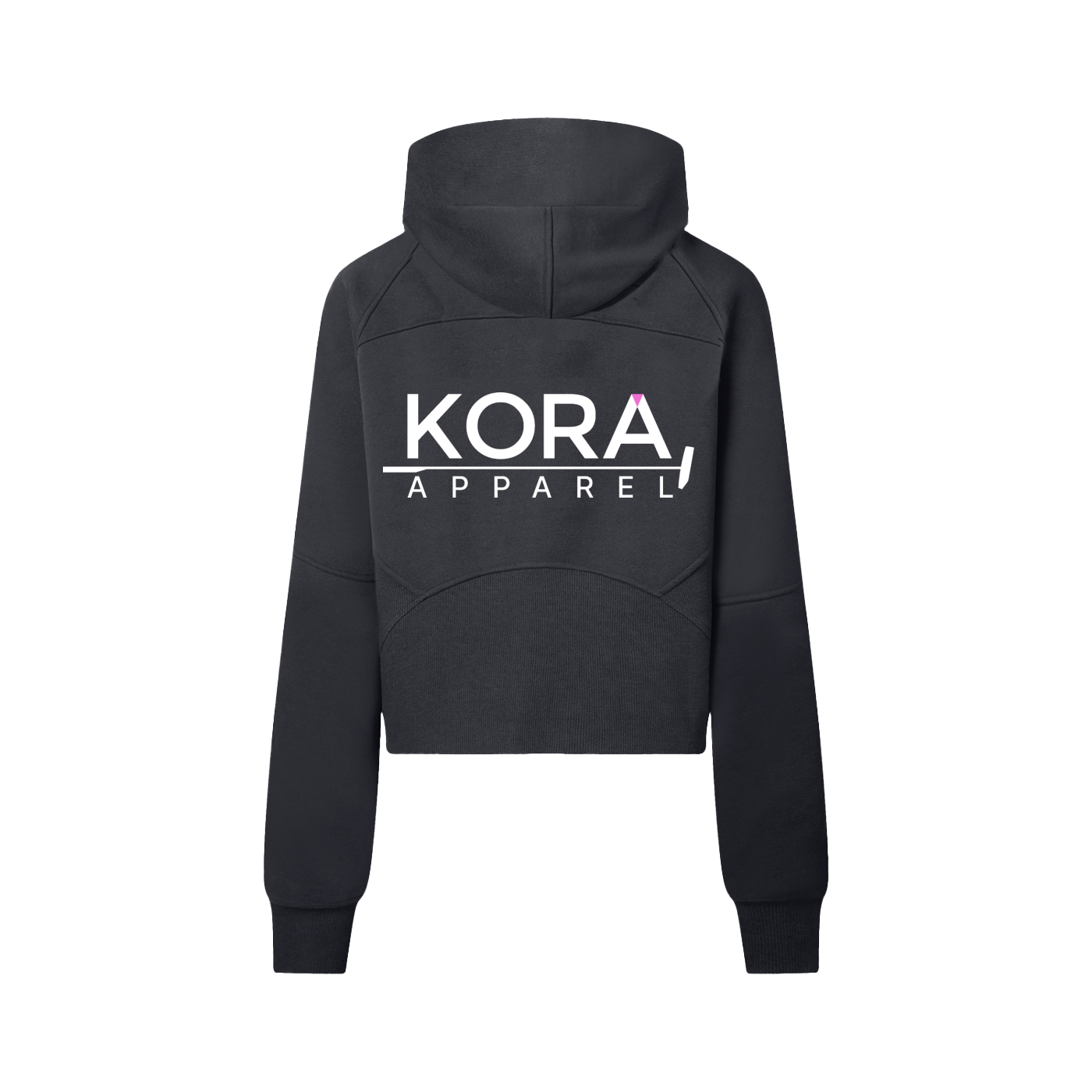 Monstera Diver Cropped Half-Zip Hoodie