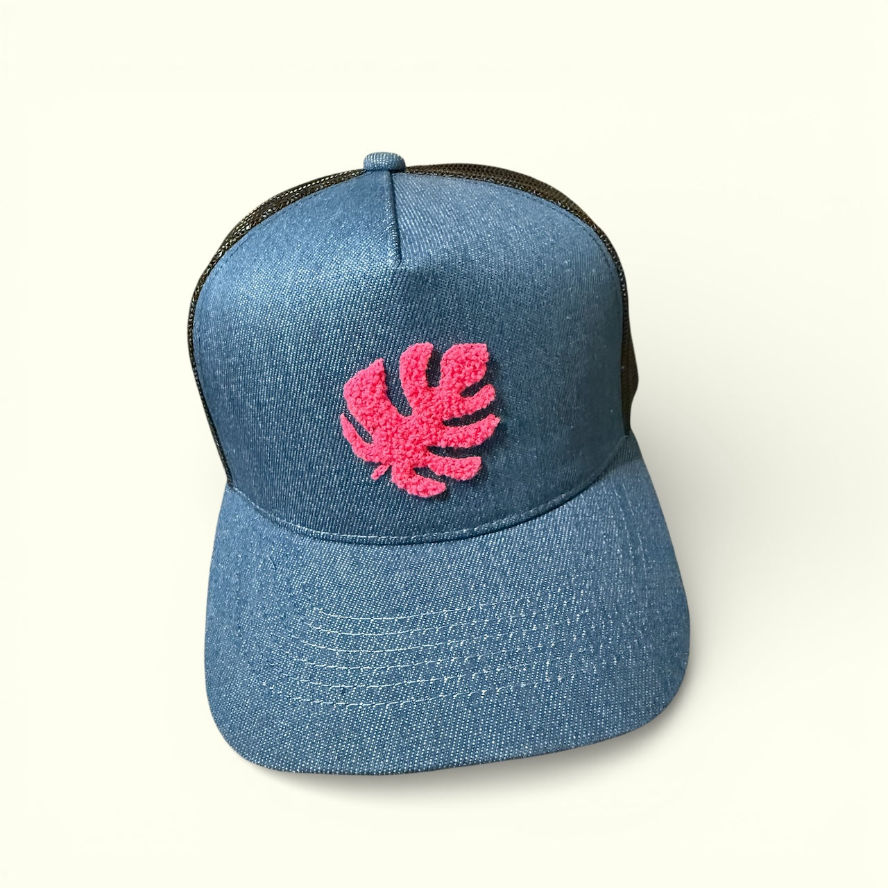 Fuzzy Monstera Trucker Hat