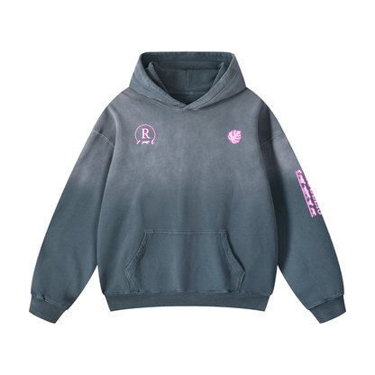 Rebellis x Kora Apparel | Woman - Line - Ball Sunfade Oversized Hoodie