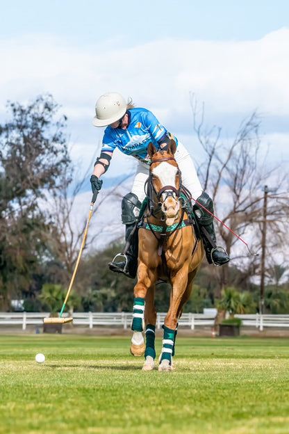 Kora Apparel sublimated polo jerseys in play at the Eldorado Polo Club Women's league