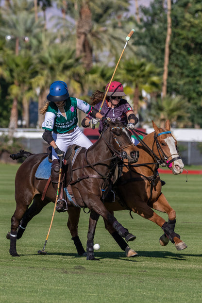 Custom Polo Team Jerseys worn at the Eldorado Polo Club Women's League