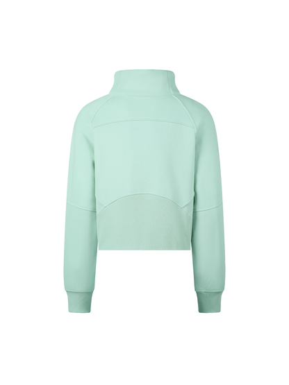 Custom Diver Cropped Half Zip Sweatshirt