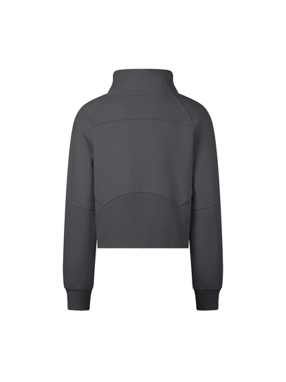 Custom Diver Cropped Half Zip Sweatshirt