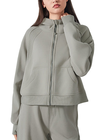 Custom Diver Cropped Full Zip Hoodie