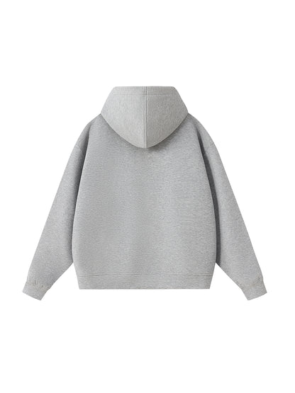 Custom Unisex Heavyweight High Neck Zip-Up Hoodie