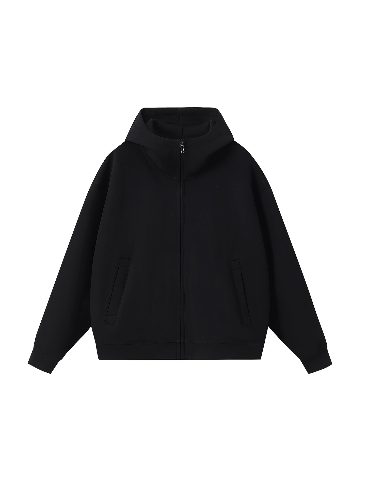 Custom Unisex Heavyweight High Neck Zip-Up Hoodie