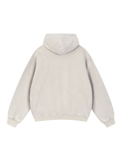 Custom Unisex Snow Wash Fleece Oversize Hoodie