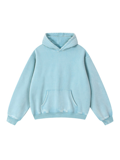Custom Unisex Snow Wash Fleece Oversize Hoodie