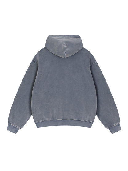 Custom Unisex Snow Wash Fleece Oversize Hoodie