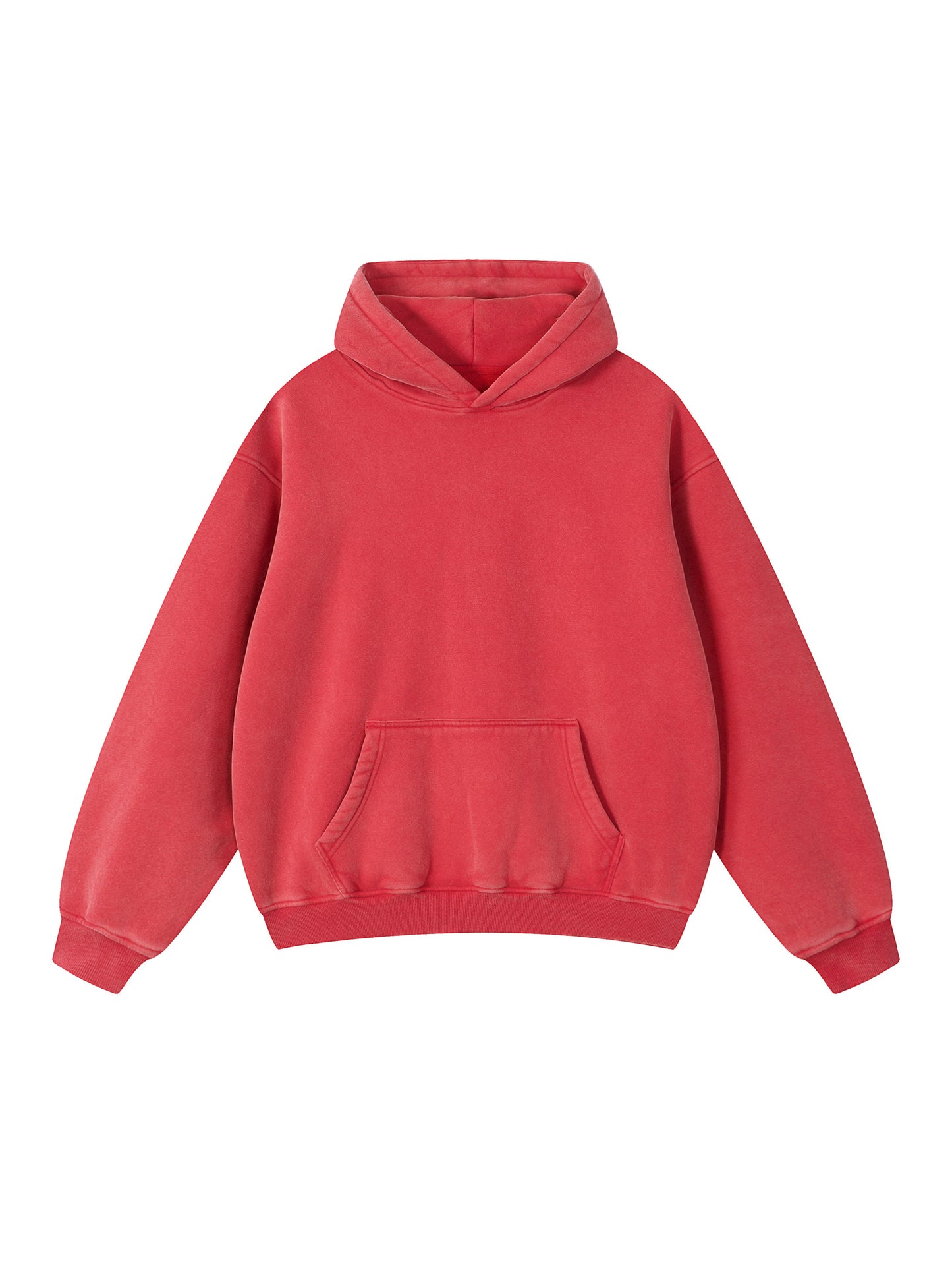 Custom Unisex Snow Wash Fleece Oversize Hoodie