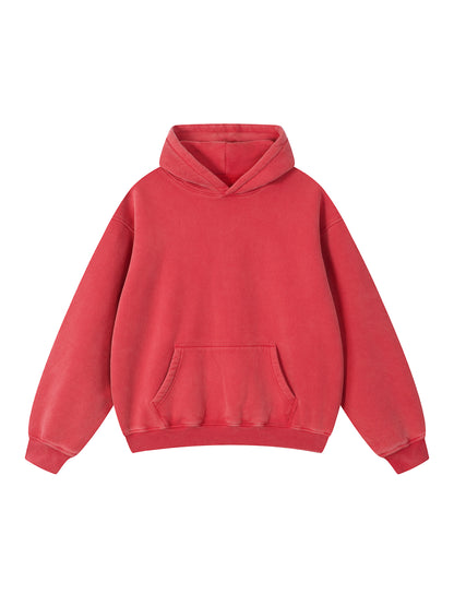 Custom Unisex Snow Wash Fleece Oversize Hoodie