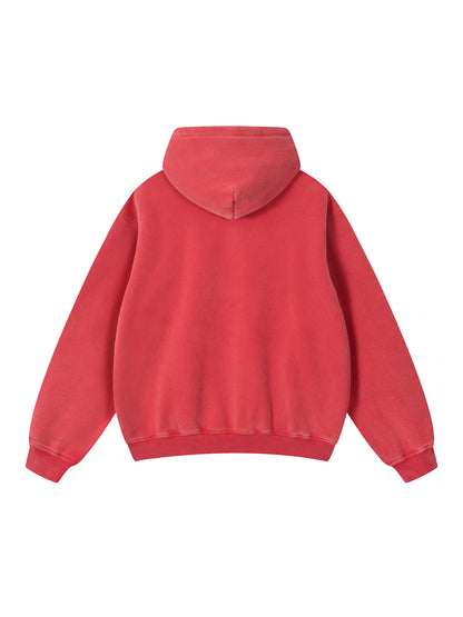 Custom Unisex Snow Wash Fleece Oversize Hoodie