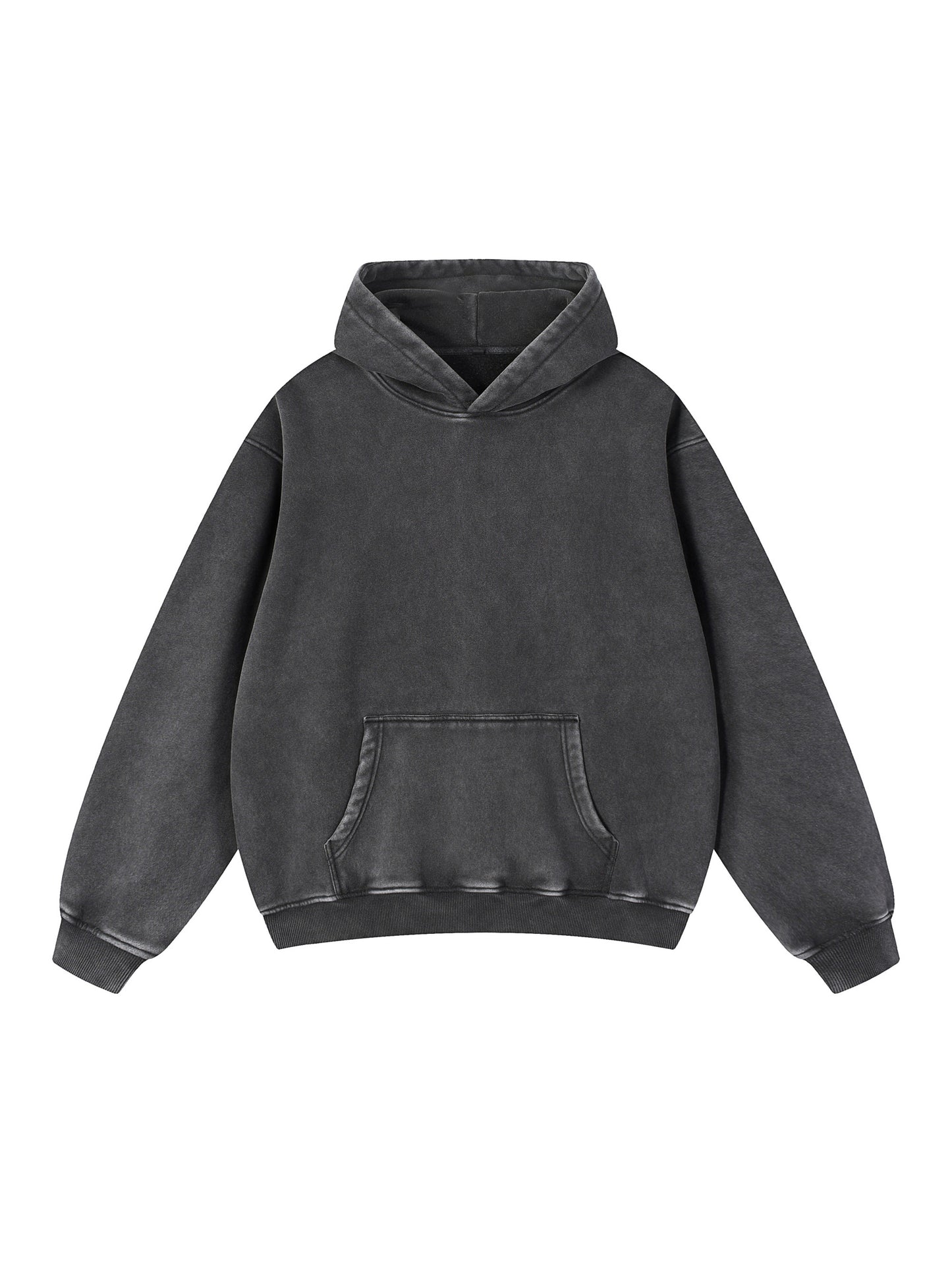 Custom Unisex Snow Wash Fleece Oversize Hoodie