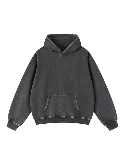 Custom Unisex Snow Wash Fleece Oversize Hoodie