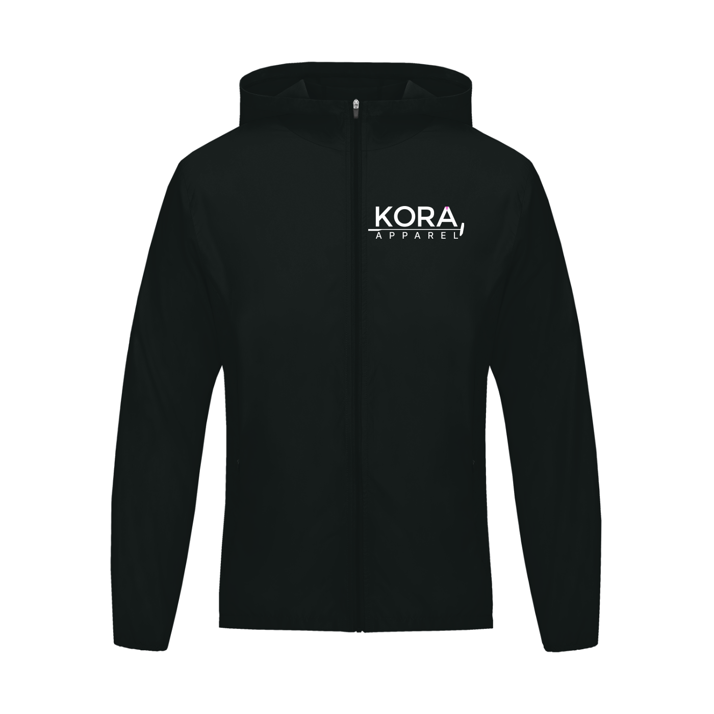 Monstera Soft Hooded Windbreaker