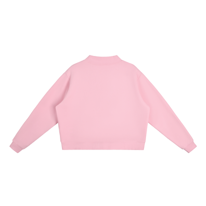 Year of the Unicorn Fleece Mock-Neck Crew Sweatshirt