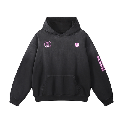 Rebellis x Kora Apparel | Woman - Line - Ball Sunfade Oversized Hoodie