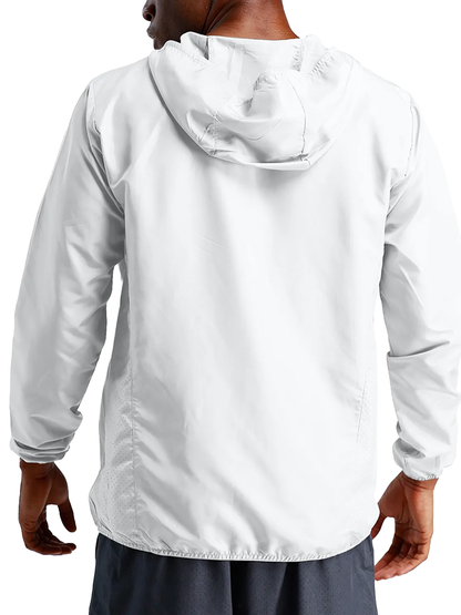 Monstera Soft Hooded Windbreaker