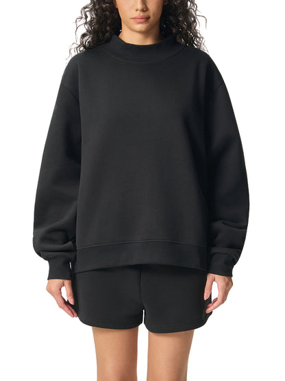 Year of the Unicorn Fleece Mock-Neck Crew Sweatshirt