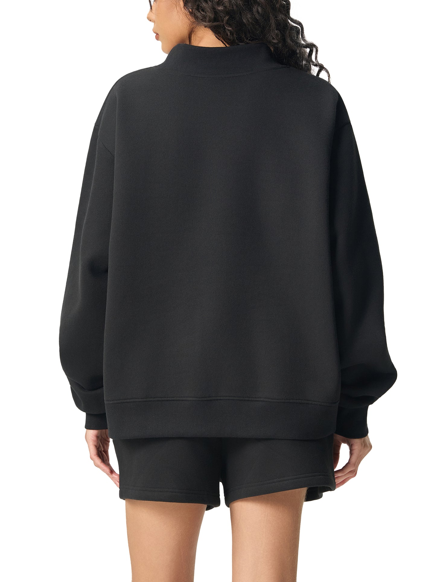 Year of the Unicorn Fleece Mock-Neck Crew Sweatshirt